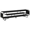 vidaXL TV-benk 180 x 36 x 45 cm Svart eik Konstruert tre