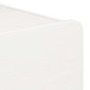 vidaXL Nattbord med skuff 2 pcs Hvit 39 x 34 x 33 cm Heltre furu