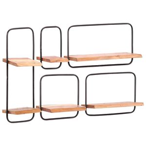 vidaXL Vegghyller 5 stk heltre akasie