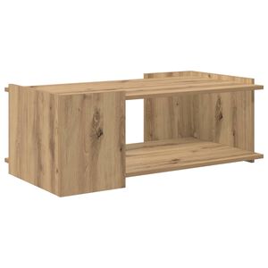 vidaXL Kaffebord Artisan eik 90 x 50 x 33 cm Konstruert tre