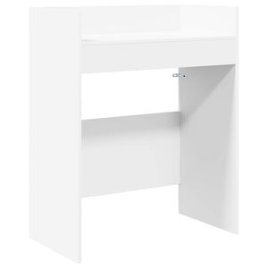 vidaXL DJ-bord Hvit 102 x 45 x 102 cm Konstruert tre