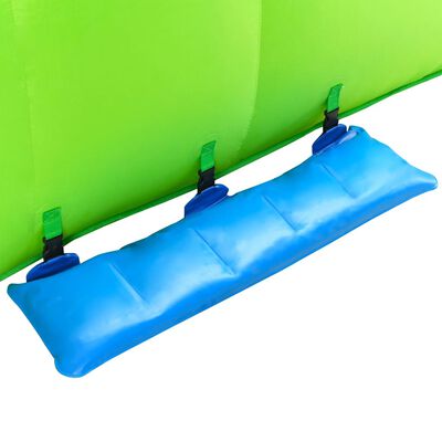 Happy Hop Oppblåsbar vannsklie med plaskebasseng 600x215x255 cm PVC