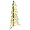 vidaXL Juletre 100 LED-lys Varmhvit 120 cm Rotting