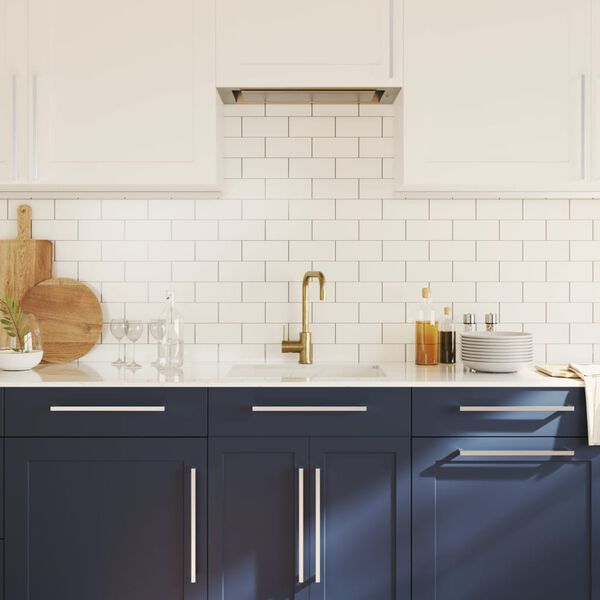 vidaXL Skaph&aring;ndtak 10 stk s&oslash;lv 320 mm rustfritt st&aring;l