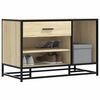 vidaXL Skobenk sonoma eik 80x40x53,5 cm konstruert tre og metall