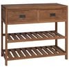 vidaXL Baderomsskap Naturlig 90 x 45 x 75 cm Massivt Teaktre