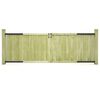 vidaXL Hageporter 2 stk impregnert furu 300x100 cm