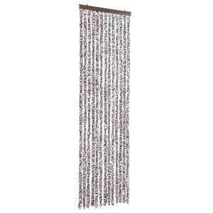 vidaXL Insektgardin brun og beige 56x200 cm chenille