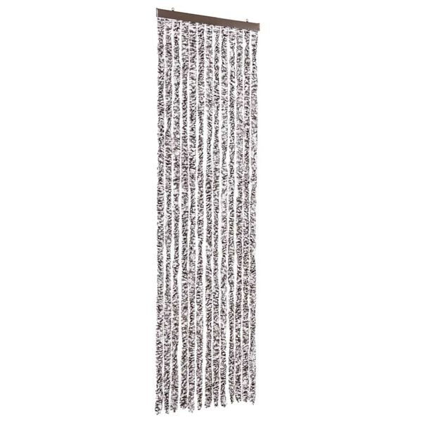 vidaXL Insektgardin brun og beige 56x200 cm chenille