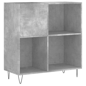 vidaXL Hifi-benk betonggr&aring; 84,5x38x89 cm konstruert tre