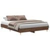 vidaXL Sengeramme uten madrass brun eik 140x200 cm konstruert tre