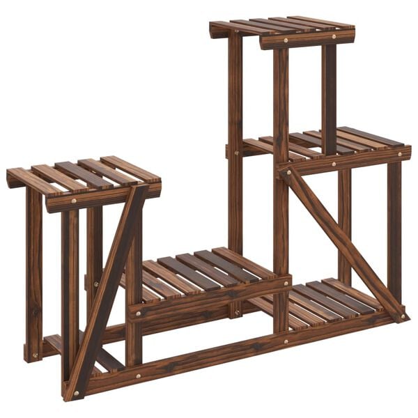 vidaXL Blomsterstativ 90x25x73,5 cm heltre gran