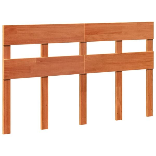 vidaXL Sengeramme uten madrass brun 150x200 cm heltre furu