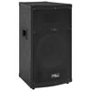 vidaXL Profesjonell passiv Hifi-sceneh&oslash;yttaler 150 W svart 37x37x64cm