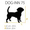 Ferplast Hundebur Dog-Inn 75 77,4x48,5x54,6 cm gr&aring;