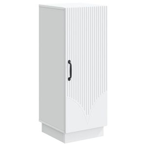 vidaXL Serviesskap Hvit 33 x 34,5 x 87 cm Konstruert tre