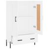vidaXL Highboard hvit 69,5x31x115 cm konstruert tre