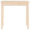 vidaXL Konsollbord 80x40x75 cm heltre furu