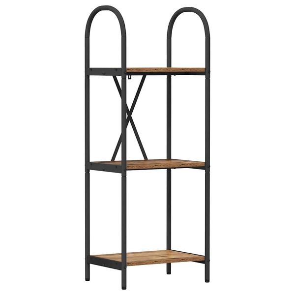 vidaXL Bokhylle Gammelt tre 40 x 30 x 109 cm Konstruert tre