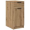 vidaXL Skap for skrivebord artisan eik 33x50x75 cm konstruert tre
