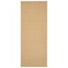 vidaXL Teppe naturlig sisal 100x250 cm