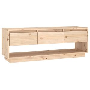 vidaXL TV-benk 110,5x34x40 cm heltre furu