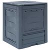 vidaXL Kompostkasse 60x60x73 cm gr&aring; 260 L