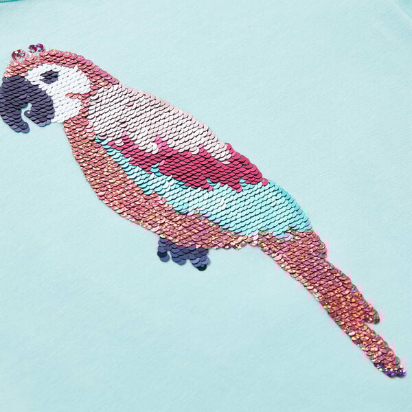 T-skjorte for barn lyse aqua 116