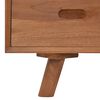 vidaXL TV-benk 110x30x45 cm heltre teak