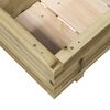 vidaXL Plantekasse 110x40x26,5 cm impregnert furu