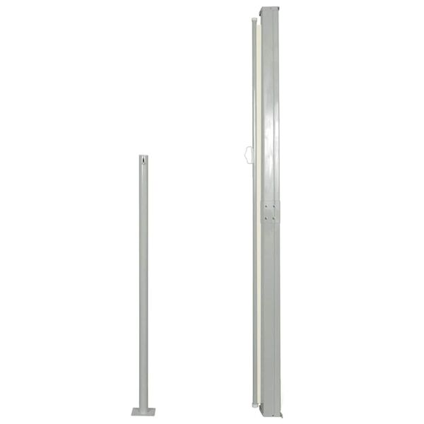 vidaXL Uttrekkbar sidemarkise 160x300 cm kremfarget