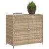 vidaXL Putekasse beige 83x45x76 cm polyrotting
