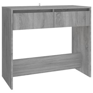 vidaXL Konsollbord gr&aring; sonoma 89x41x76,5 cm konstruert tre