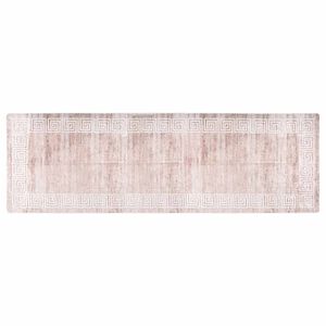 vidaXL Vaskbart teppe 80x300 cm beige
