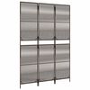 vidaXL Romdeler 3 paneler brun polyrotting