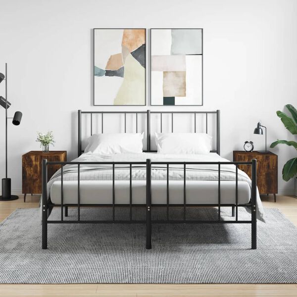 vidaXL Nattbord 2 stk r&oslash;kt eik 40x40x50 cm konstruert tre