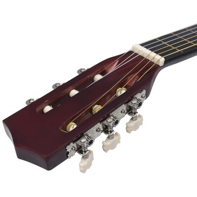 vidaXL Klassisk gitar for nybegynnere 4/4 39" lind