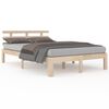 vidaXL Sengeramme heltre 140x200 cm