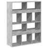 vidaXL Romdeler betonggr&aring; 100x33x125,5 cm konstruert tre
