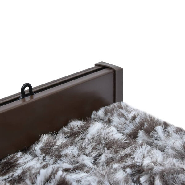 vidaXL Insektgardin 56x185 cm brun og beige