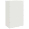 vidaXL Skjenk hvit 67x39x107 cm stål
