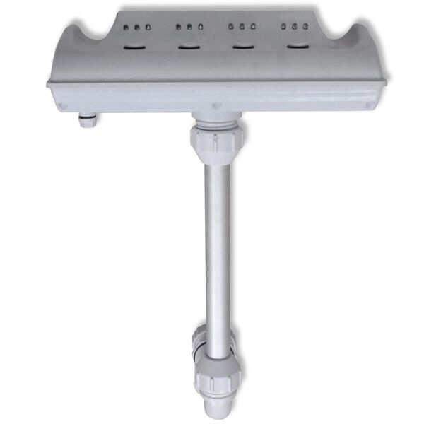 vidaXL Foss til svømmebasseng/fontene med LED-lys