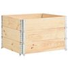 vidaXL Pallekarmer 3 stk 100x100 cm heltre furu