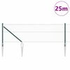 vidaXL Gjerdep&aring;le gr&oslash;nn 25 x 0,6 m (13 mm netting) St&aring;l og PVC