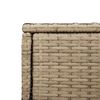 vidaXL Putekasse beige 105x55x113 cm polyrotting