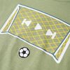 Fotball T-skjorte for barn lysekaki 116
