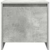 vidaXL Nattbord 2 stk betonggr&aring; 45x34x44,5 cm konstruert tre