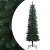 vidaXL Artificial Slim Christmas Tree 120 cm PE og PVC Gr&oslash;nn