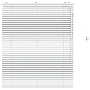 vidaXL Venetiansk persienne Hvit 110 x 130 cm 35 mm