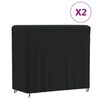 vidaXL Vedstativtrekk 2stk 122x61x106 cm 420D oxfordstoff